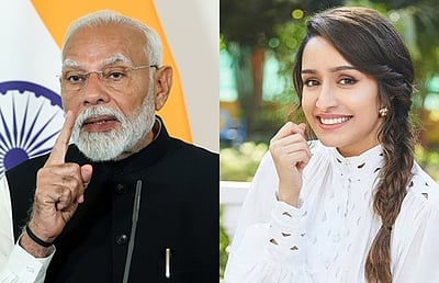 பிரதமர் மோடியை விஞ்சிய ஷ்ரத்தா கபூர்!